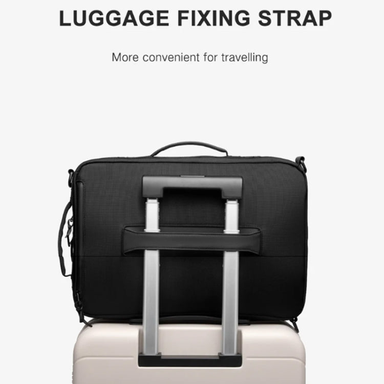 Sac à dos Ozuko Business pour ordinateur portable USB Hommes Sac d'école (Gris foncé)