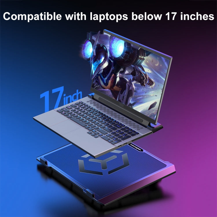 ICE COOREL S511 Laptop Radiator Heightening Bracket Dual-fans no Speed Regulation