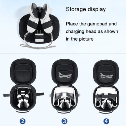 For Meta Quest 3S STARTRC GAMES Oxford Cloth Handheld Storage Bag(Gray)