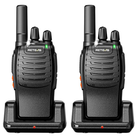 RETEVIS H777 1 paire 16 canaux Talkie-walkie portable compact avec base de chargement, style : PMR