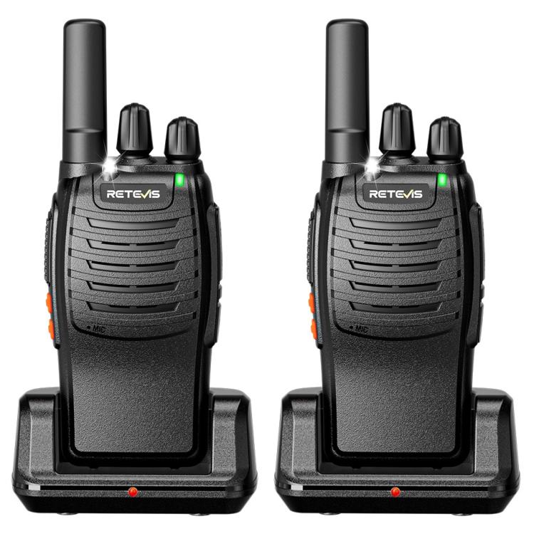 RETEVIS H777 1 paire Talkie-walkie portable compact 16 canaux avec base de charge, Style: FRS