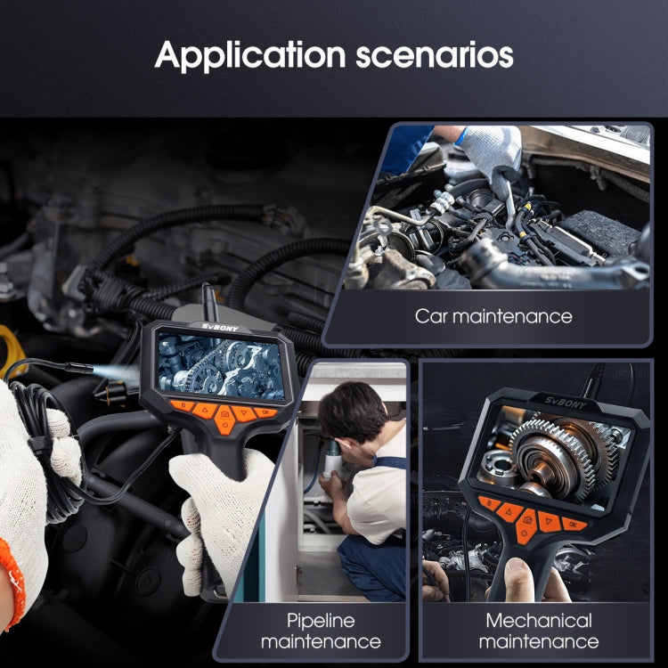 SVBONY SM501 Industrial Borescope 2 Megapixel HD 4.3-inch IP67 Waterproof Probe