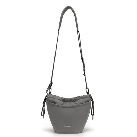 Cwatcun D159 Sac pour appareil photo à bandoulière Cloud Drawstring (Gris)