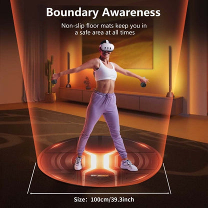Tapis de sol de simulation de jeu sportif STARTRC GAMES VR Glasses (violet)