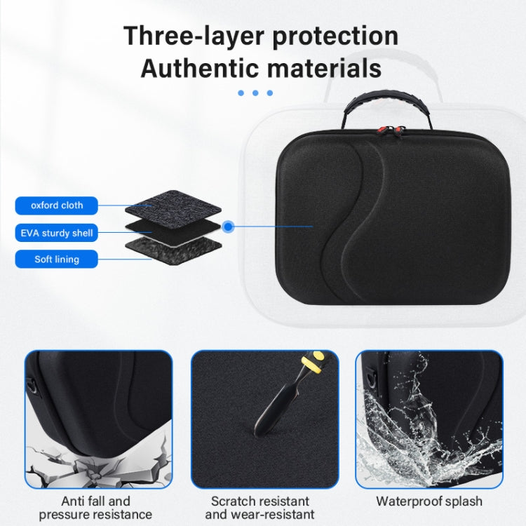 STARTRC GAMES VR Glasses Accessories Handheld Crossbody Hard Shell Storage Bag(Black)