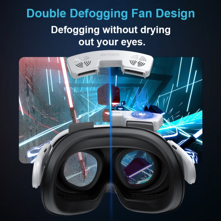 For Meta Quest 3 STARTRC GAMES VR Air Circulation Quick Removal Breathable Replacement Mask(With Fan)