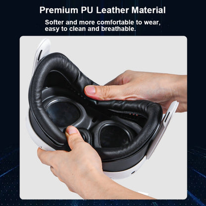 For Meta Quest 3 STARTRC GAMES VR Air Circulation Quick Removal Breathable Replacement Mask(With Fan)