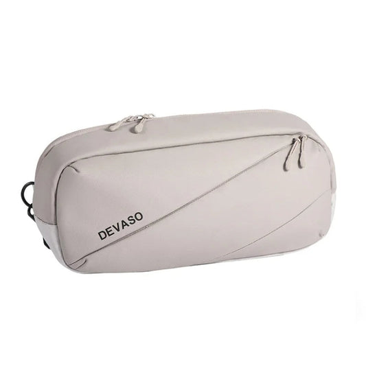DEVASO Sac de rangement universel à bandoulière (Argent agrandi)