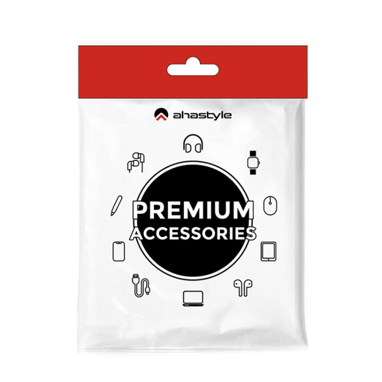 Pour Airpods 4 AhaStyle WG163 Étui de protection en silicone anti-chute et anti-poussière avec stylo de nettoyage (bleu)