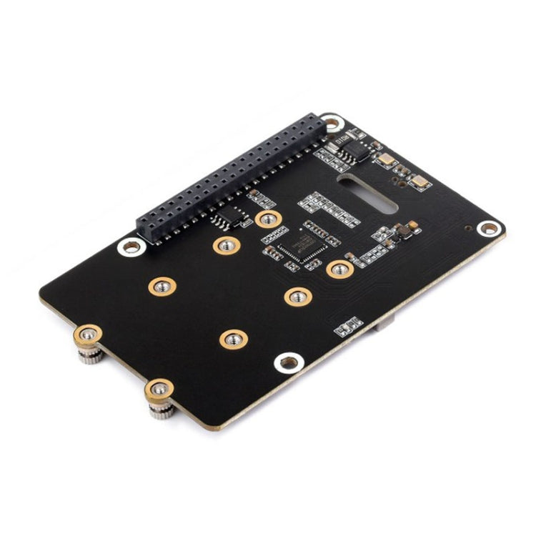 Waveshare Pour Raspberry Pi 5 Adaptateur PCIe vers M.2 2 canaux Type B Protocole NVMe (27710)