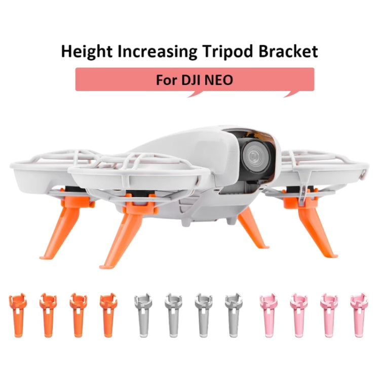 For DJI Neo Drone BRDRC Landing Gear Heightened Gear Support Leg Accessories(Orange)