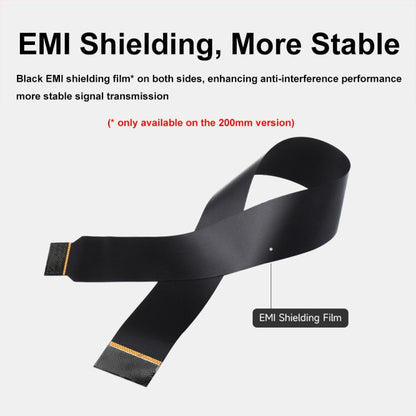 Waveshare For Raspberry Pi 5 22Pin to 15Pin DSI FPC Flexible Cable, Spec: 200mm