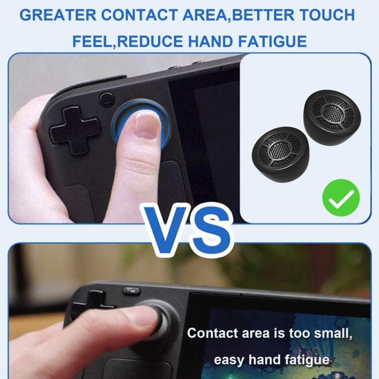 DEVASO 1pair Game Console Booster Rocker Cap Anti-slip Anti-sweat Protective Case