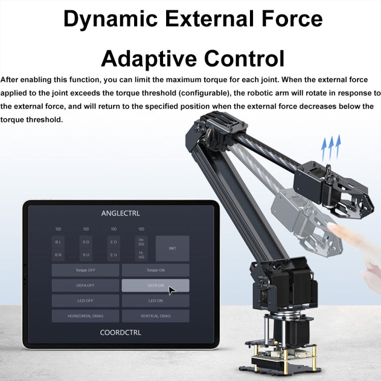 Kit de bras robotique de bureau Waveshare 25118 RoArm-M2-S, basé sur ESP32, 4 DOF (prise RU)