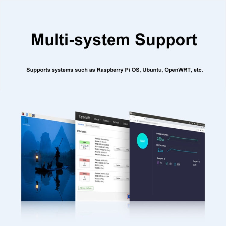 Waveshare For Raspberry Pi 5 PCIe to MiniPCIe / Gigabit Ethernet / USB 3.2 Gen1 HAT, Spec: SIM7600G-H