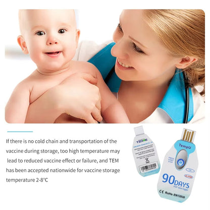 TempU Disposable Temperature Recorder For Cold Chain Transport Vehicles(60 Days)