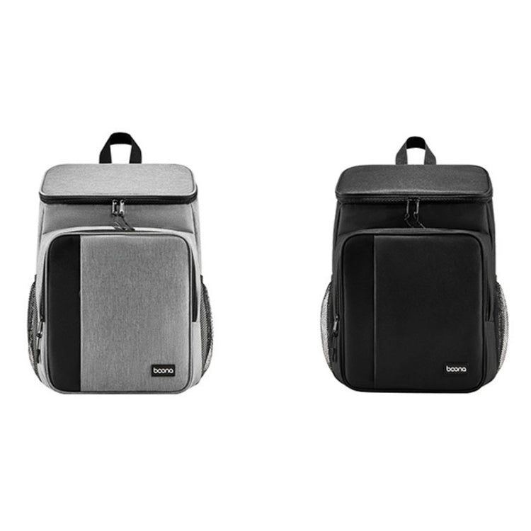 Baona BN-K012 Sac à dos multifonctionnel pour ordinateur portable de grande capacité Sac à dos professionnel (Gris)