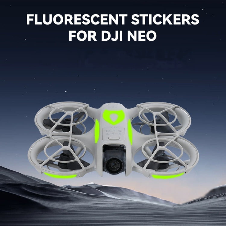 Pour les autocollants lumineux dégradés (fluorescents) DJI Neo RCSTQ