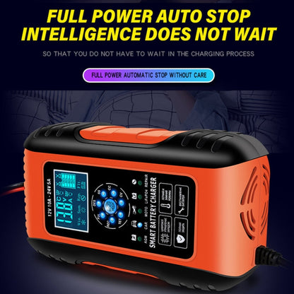 Chargeur de batterie de voiture/moto intelligent ANHTCzyx 12V/24V 6-180AH 7 étapes (prise AU)