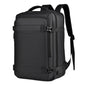 WEIXIER B726 Simple Expandable Double-Shoulder Backpack Large Capacity Business Casual Bag(Black)