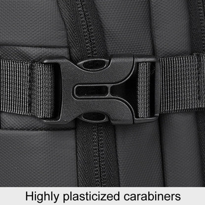 WEIXIER B726 Simple Expandable Double-Shoulder Backpack Large Capacity Business Casual Bag(Gray)