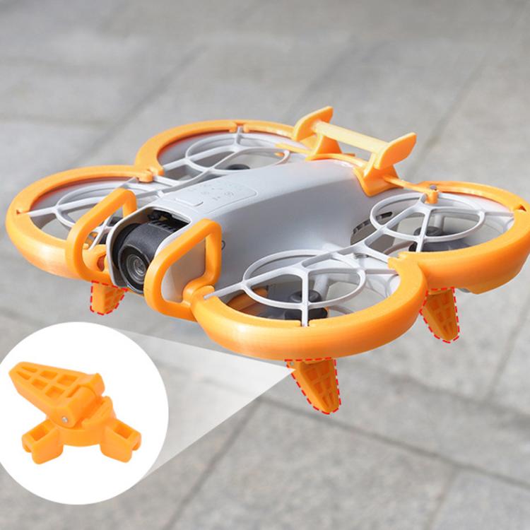 For DJI Neo CQT Booster Landing Gear Folding Small Stand(Orange)