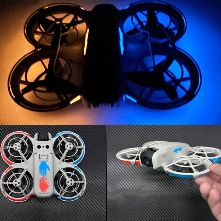 For DJI Neo CQT Dazzle Color Glow Stickers Waterproof Anti-fouling Luminous Drone Color Change Stickers