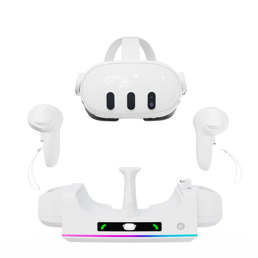 iplay Universal VR Storage Rack Charging Wall Mount with RGB Lighting