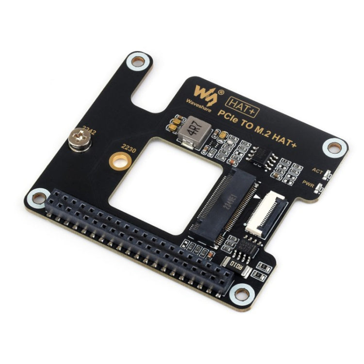 Kit de base SSD M.2 NVMe : Adaptateur PCIe vers M.2 Waveshare pour Raspberry Pi 5