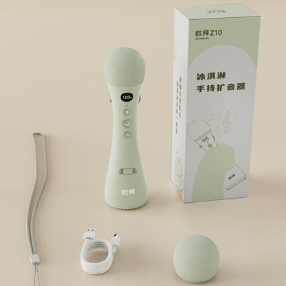 Oubai Z10 Bluetooth Wireless Microphone Voice Megaphone For Teacher, Version: Basic Version