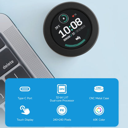 Waveshare 26959 ESP32-S3 1.28inch LCD Development Board, 32-Bit LX7 Dual-Core Processor With Touch