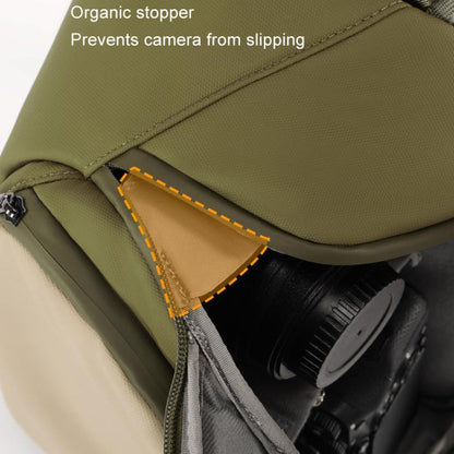 Cwatcun D148 Sac Photo Bandoulière Décontracté Moyen pour Appareil Photo, Utilisation Quotidienne, Couleur : Noir