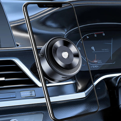 AIMITE M12 Car Phone Magnetic Rotating Holder Vacuum Suction Cup Strong Magnetic Support Bracket(Black)