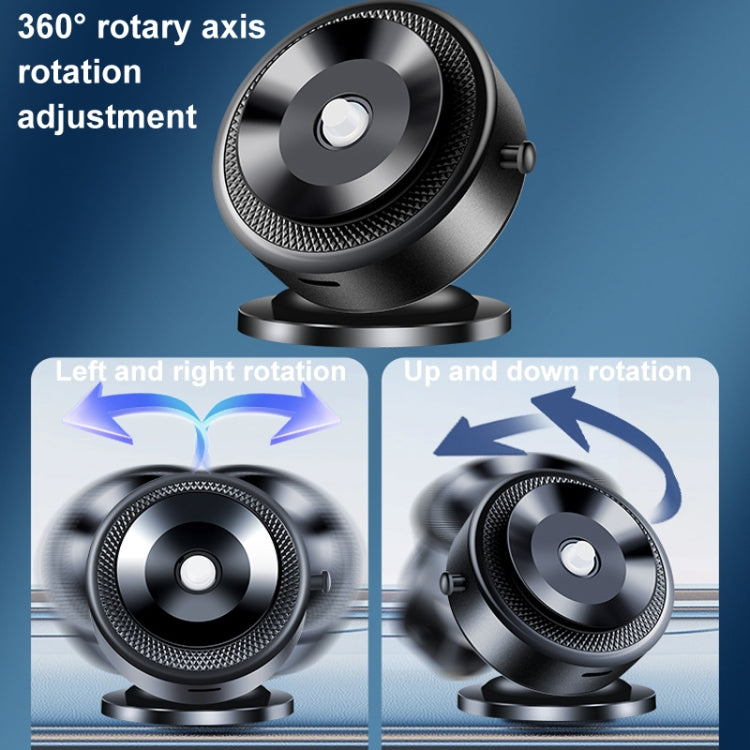 AIMITE M12 Car Phone Magnetic Rotating Holder Vacuum Suction Cup Strong Magnetic Support Bracket(Black)