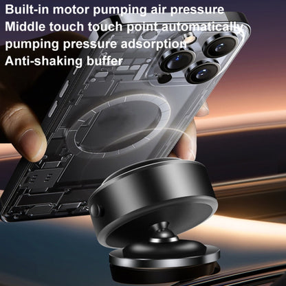 AIMITE M12 Car Phone Magnetic Rotating Holder Vacuum Suction Cup Strong Magnetic Support Bracket(Silver)