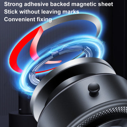AIMITE M12 Car Phone Magnetic Rotating Holder Vacuum Suction Cup Strong Magnetic Support Bracket(Tarnish Black)