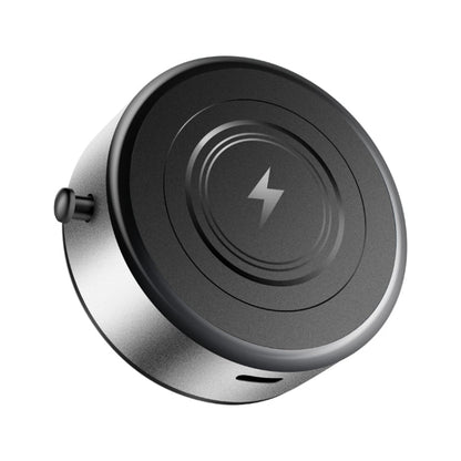 AIMITE M8 Car Wireless Charger Phone Holder Vacuum Suction Cup Strong Magnetic Support Bracket(Silver)