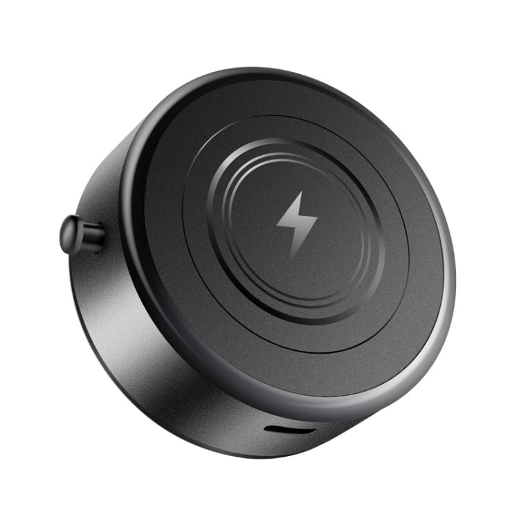 AIMITE M8 Car Wireless Charger Phone Holder Vacuum Suction Cup Strong Magnetic Support Bracket(Tarnish Black)