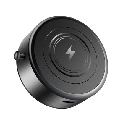 AIMITE M8 Car Wireless Charger Phone Holder Vacuum Suction Cup Strong Magnetic Support Bracket(Tarnish Black)