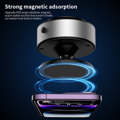 AIMITE X11 Car Vacuum Adsorption Cell Phone Magnetic Holder Universal Adjustable Navigation Support Bracket(Black Ordinary Model)