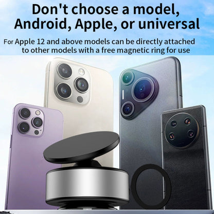 AIMITE X11 Car Vacuum Adsorption Cell Phone Magnetic Holder Universal Adjustable Navigation Support Bracket(Silver Ordinary Model)