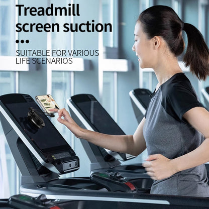 AIMITE C2 Car Vacuum Suction Cup Magnetic Three Axis Linkage Rotatable Cell Phone Holder(Black)