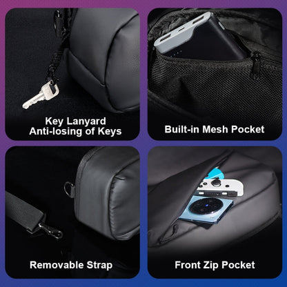 STARTRC GAMES Handheld Universal Storage Bag Crossbody Bag(Silver)