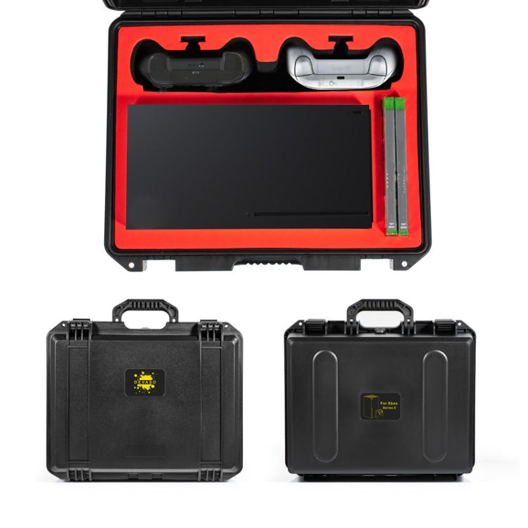 For MicroSoft Xbox Series X DEVASO Game Console Organizer Waterproof Case Accessories