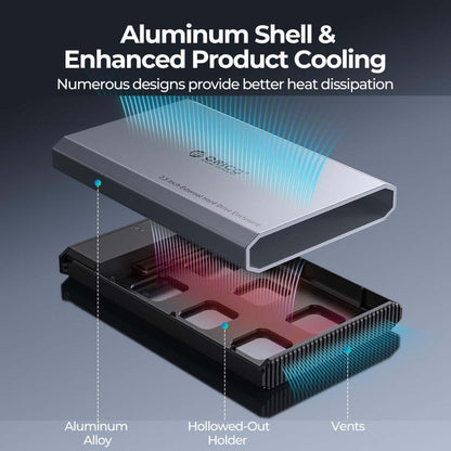 ORICO DD25 USB3.1 5Gbps Mobile Hard Drive Case 2.5 inch External Mechanical Solid State SATA Universal