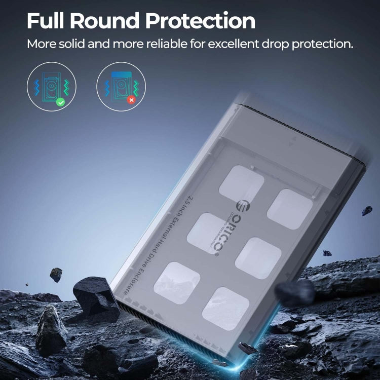ORICO DD25 USB3.1 5Gbps Mobile Hard Drive Case 2.5 inch External Mechanical Solid State SATA Universal