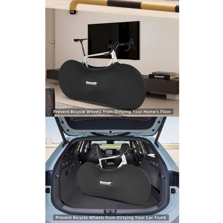 Rhinowalk RM266 26-27.5-Inch Mountain Bike 700C Road Bike Elastic Telescopic Loading Bag(Black)