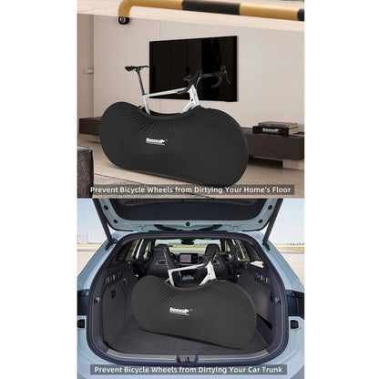 Rhinowalk RM266 26-27.5-Inch Mountain Bike 700C Road Bike Elastic Telescopic Loading Bag(Black)