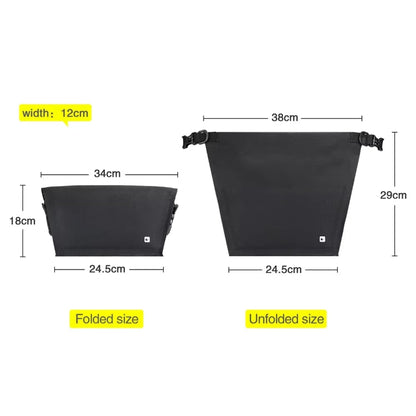 Rhinowalk X20997 4L Fully Waterproof Multifunctional Bicycle Handlebar Bag Cycling Bag(Black)