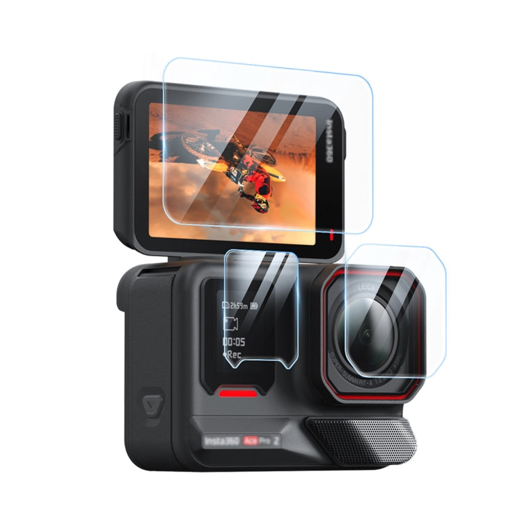 For Insta360 Ace Pro 2 aMagisn Tempered Glass Screen Protector, Spec: 2 Sets